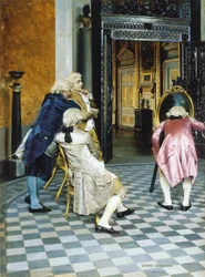 Kunstkenner im Louvre